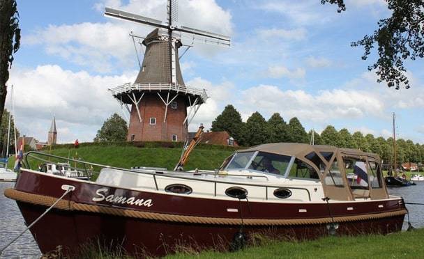 2 personen friesland vanaf het water